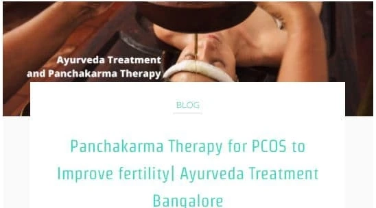 Panchakarma Therapy for PCOS to Improve fertility| Ayurveda Treatment Bangalore