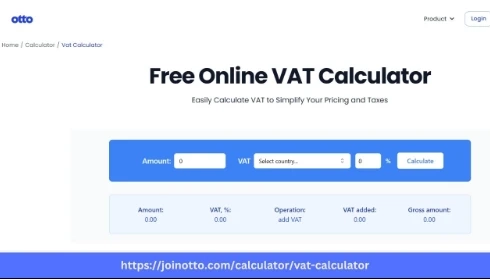 Calculate Tax Easily with Otto AI VAT Calculator