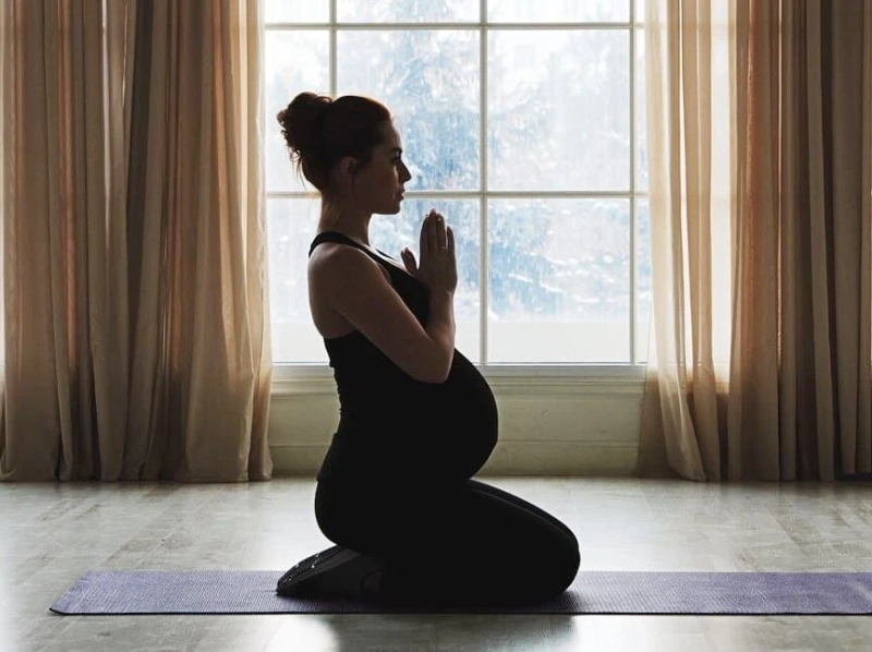 Prenatal Yoga: Best time to connect with the baby.