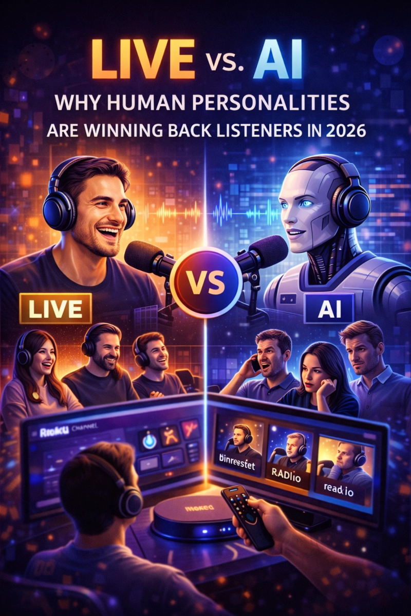 Live vs. AI: Why Human Personalities Are Winning Back Listeners in 2026