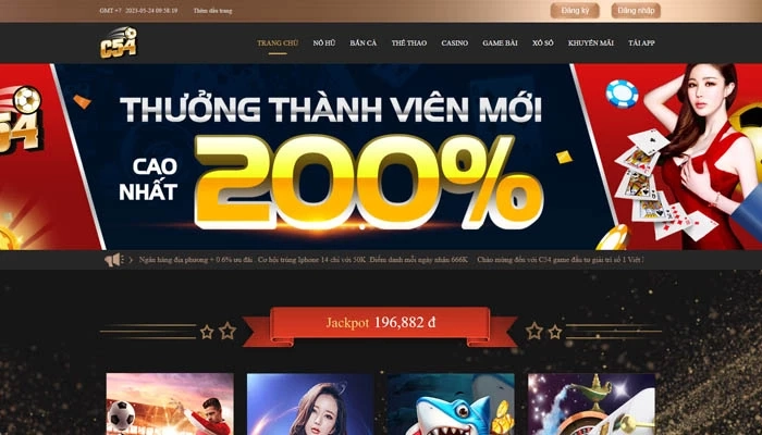 C54: Sân chơi cá cược trực tuyến đỉnh cao ko yêu cầu bỏ lỡ