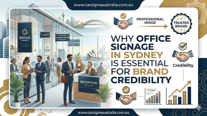 Why Office Signage in Sydney Is Essential for Brand Credibility