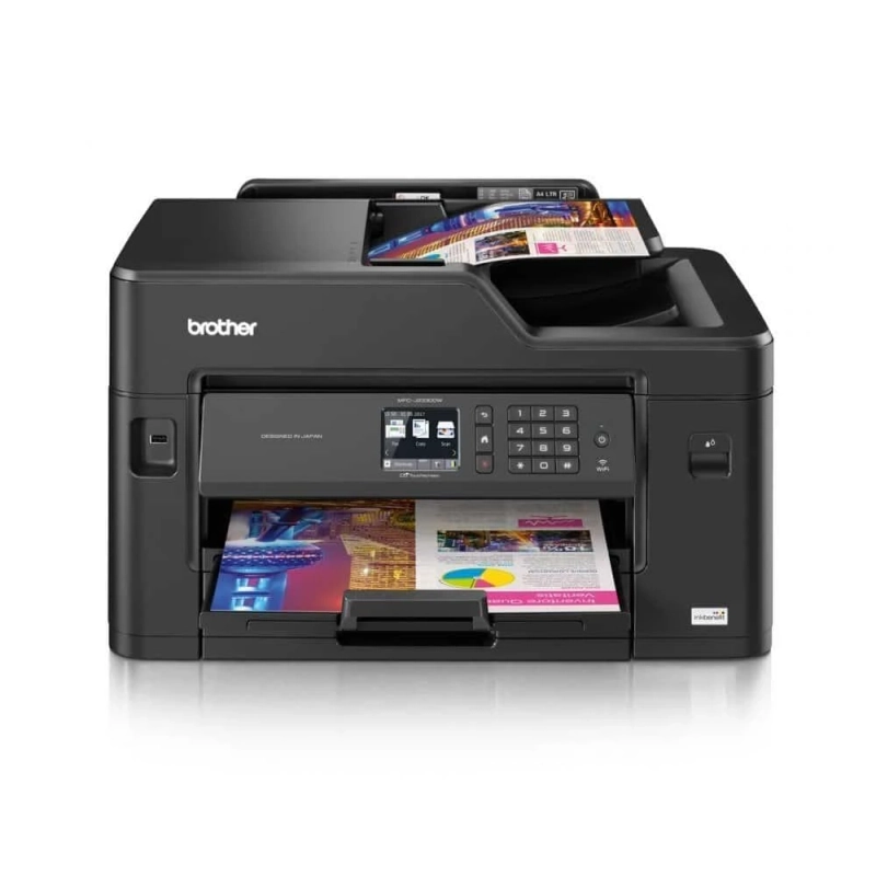 why is my brother dcp t420w printing blank pages?
