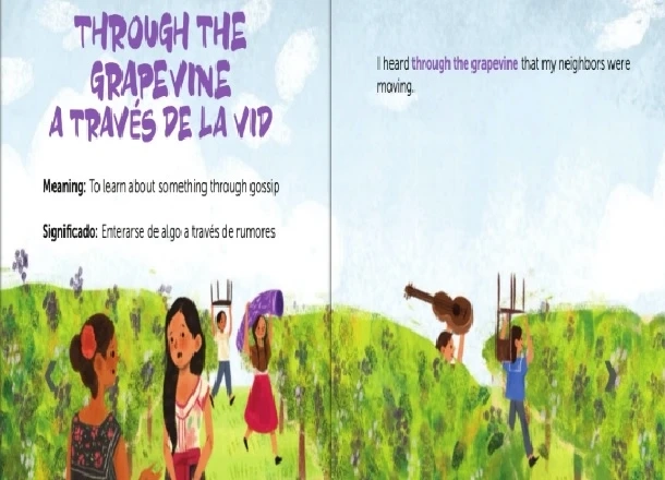 How do bilingual books in Spanish and English support faster language development?