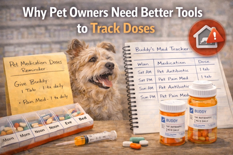 Why Pet Owners Need Better Tools to Track Doses
