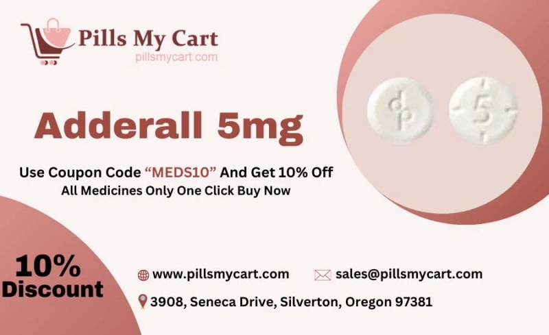 Shop Online for Adderall 5mg only at pillsmycart.com