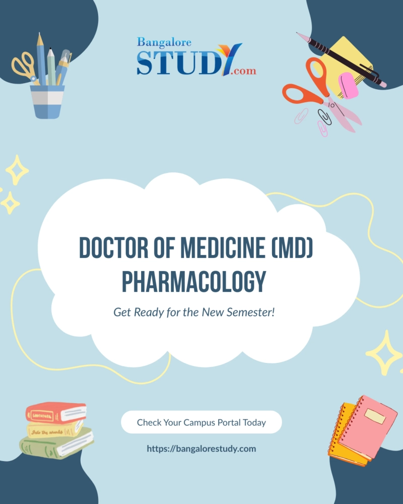 Doctor of Medicine (MD) Pharmacology