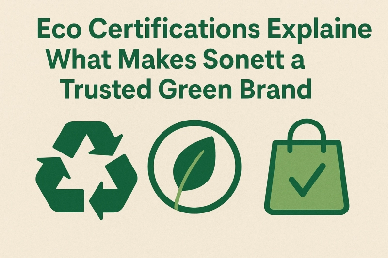 Eco Certifications Explained: What Makes Sonett a Trusted Green Brand