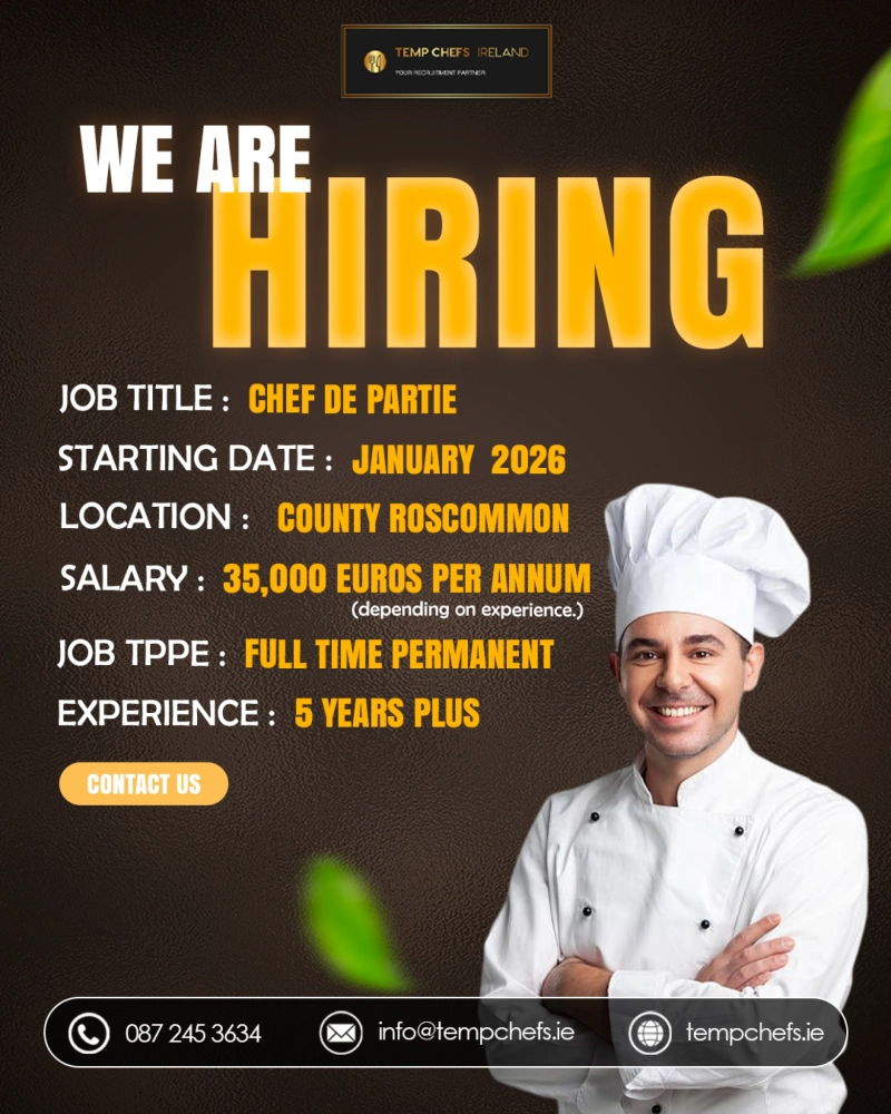 Fine Dining Chef in Ireland: Crafting Culinary Excellence with Passion and Precision