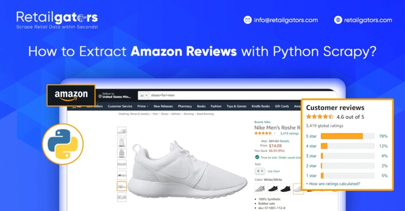 How to Extract Amazon Reviews with Python Scrapy?