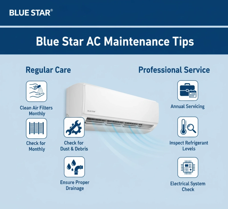 Maintain Your Blue Star AC in Peak Condition with Timely Servicing