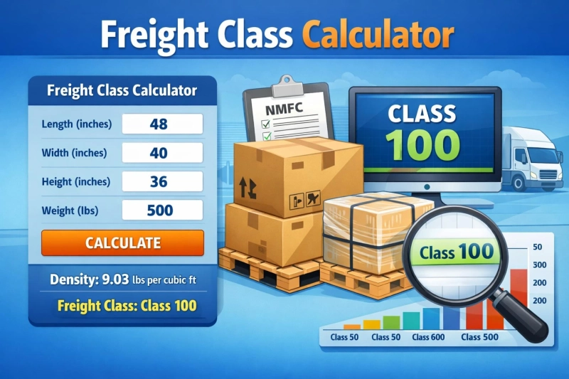 Freight Class Calculator: Simple Guide for Accurate Shipping Costs