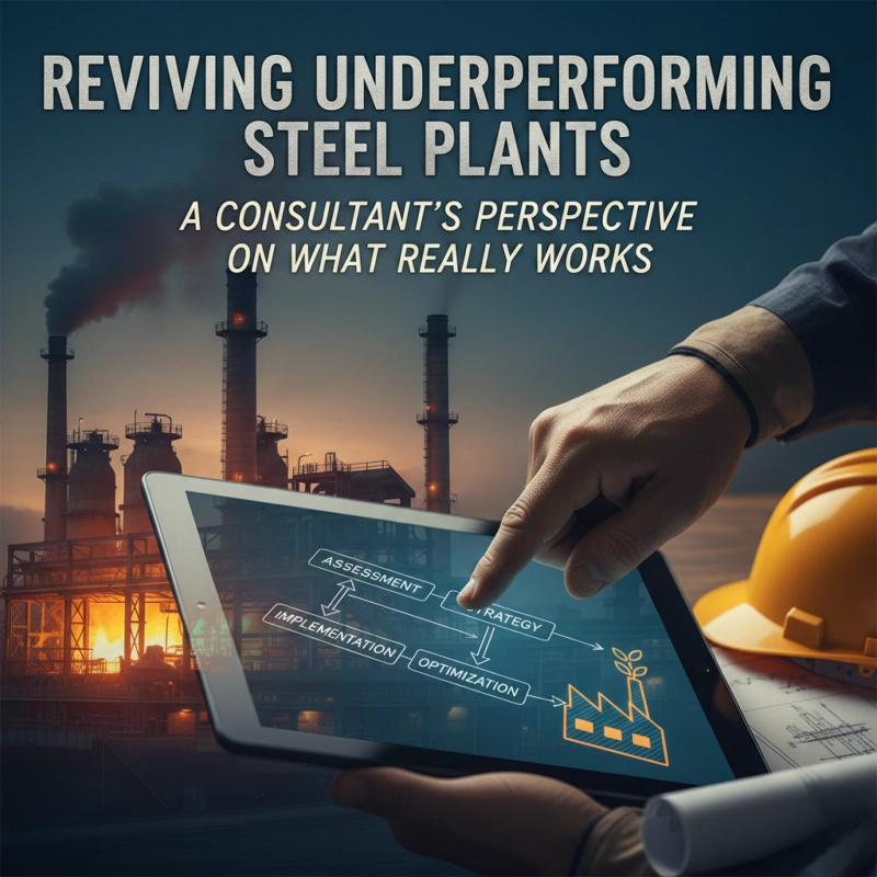 Reviving Underperforming Steel Plants: A Consultant’s Perspective on What Really Works