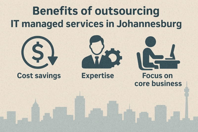 Benefits of outsourcing IT managed services in Johannesburg?
