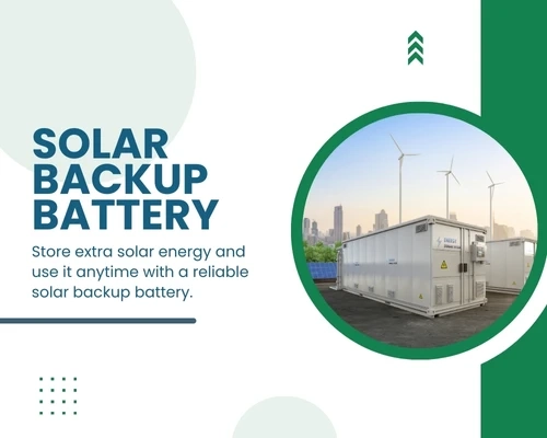 Solar Backup Battery: Keep Your Home Powered Anytime