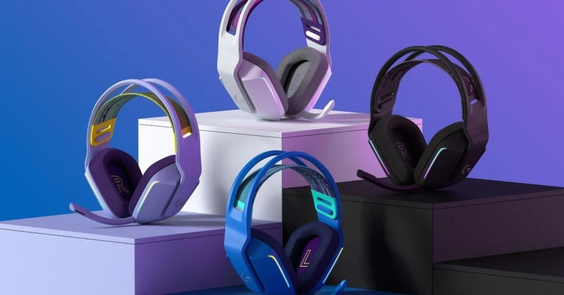 Logitech’s new colorful G733 wireless-gaming headset