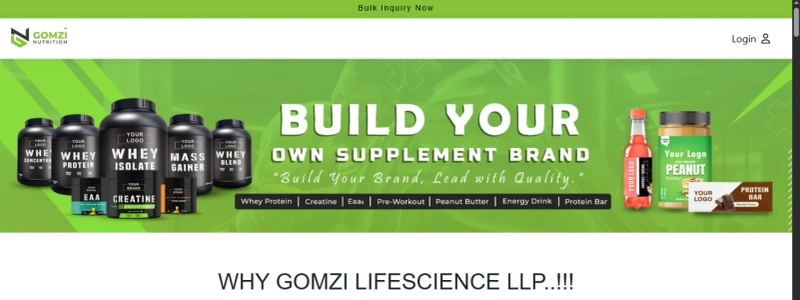 Top Third Party Sports Supplement & Beverage Manufacturers in India: Spotlight on Gomzilifesciences