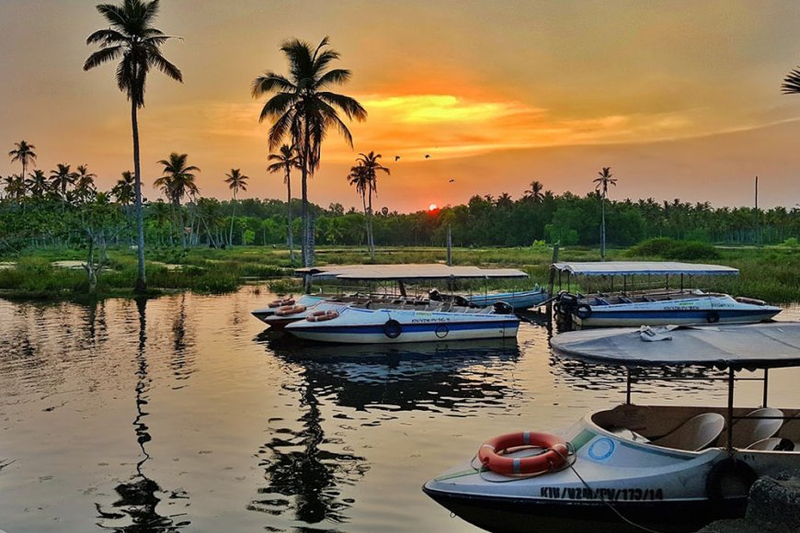 Poovar Backwater Boating
