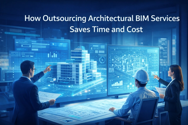 How Outsourcing Architectural BIM Services Saves Time and Cost