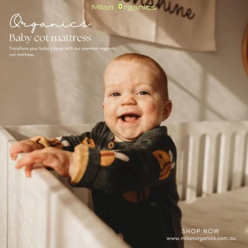 Certified Organics Cot Mattress for Safer Cot Sleeping