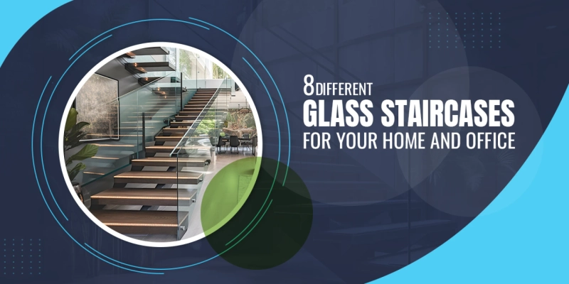 8 Different Glass Staircases For Your Home And Office