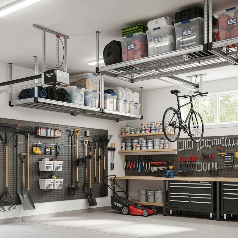 How to Install Garage Overhead Storage for a Cleaner, Clutter-Free Home