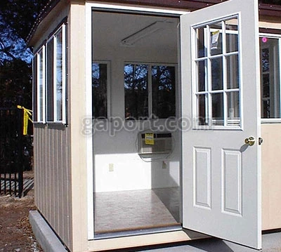 Secure Your Parking Lot with an 8x8 Guard Booth from Georgia Portable Buildings