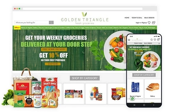 Create Grocery Store Website