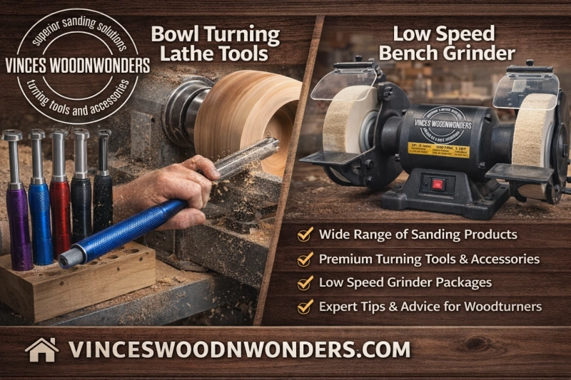 The Ultimate Guide to Bowl Turning Lathe Tools & Low Speed Bench Grinder Mastery