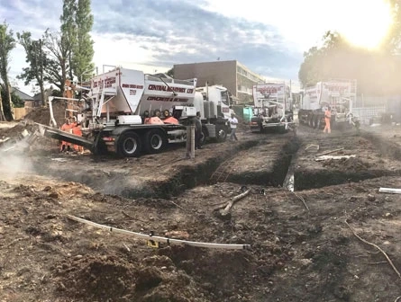 There are several factors that affect the strength of a concrete mix.
