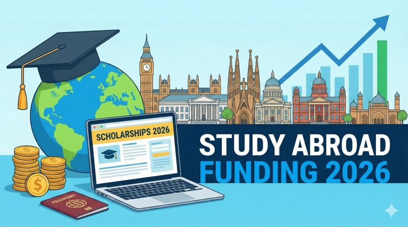 Funding Options for Studying Abroad in 2026: Scholarships, Internships & Part-Time Work