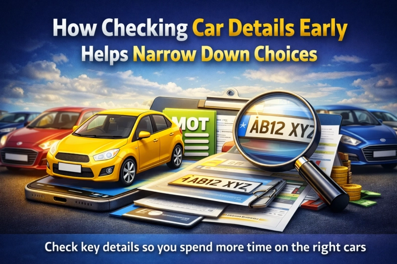 How Checking Car Details Early Helps Narrow Down Choices