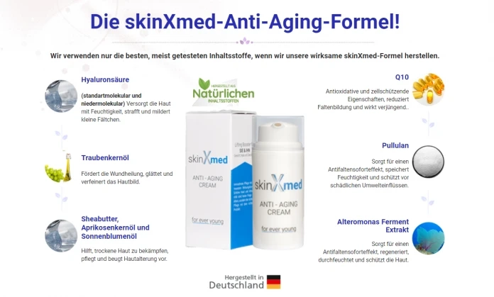 Skinxmed Creme - Anti-Aging-Creme für jugendlichen Glanz!