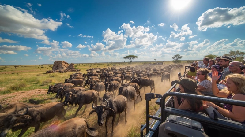 Photographing the Great Migration on Wild Wildebeest Safaris