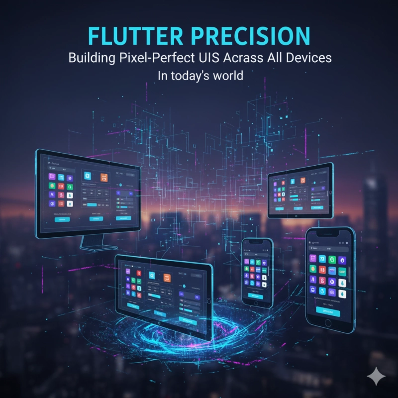 Flutter Precision: Building Pixel-Perfect UIs Across All Devices In today’s world