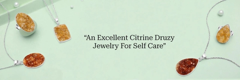 Golden Sparkles: Citrine Druzy Jewelry for Radiant Glamour