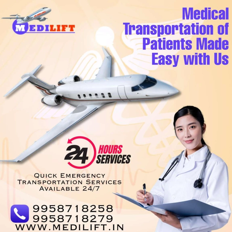 Medilift Air Ambulance in Ranchi- Air Medical Transfer with an Appropriate Planning