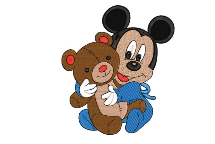 Mickey Mouse Embroidery: Timeless Themes with a Touch of Modernism