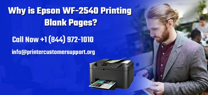 Why is Epson WF-2540 Printing Blank Pages?