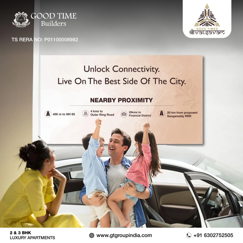 2 BHK Flats for Sale in Isnapur, Hyderabad at Shreevatsavam