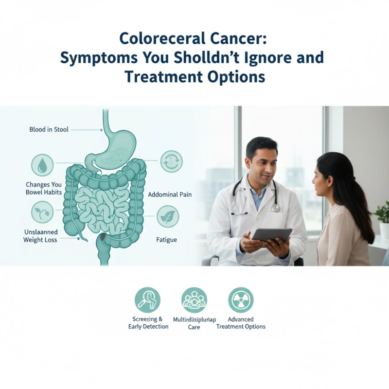 COLORECTAL CANCER: SYMPTOMS YOU SHOULDN'T IGNORE AND TREATMENT OPTIONS