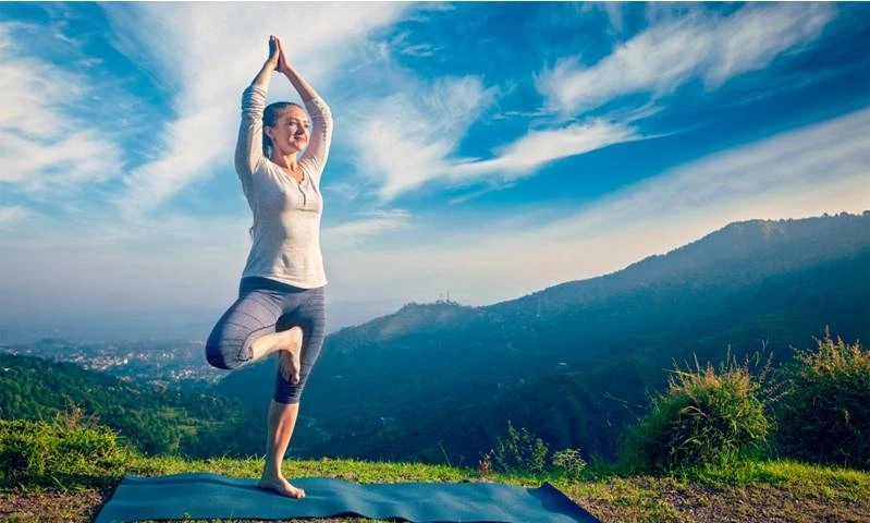 Vrikshasana or Tree Pose