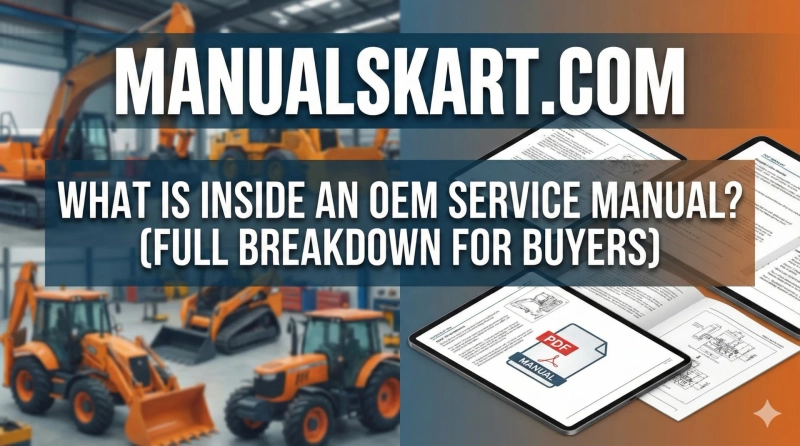 What Is Inside an OEM Service Manual? (Full Breakdown for Buyers)