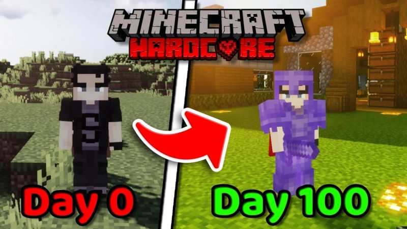 Surviving 100 Days in Hardcore Minecraft: The Ultimate Challenge