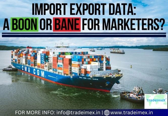 IMPORT EXPORT DATA: A BOON OR BANE FOR MARKETERS?