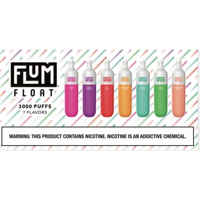 Flum FLOAT 5% Disposable Device - 3000 Puffs - 10 Pack