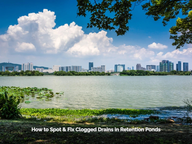 How to Spot and Fix Clogged Drains in Retention Ponds