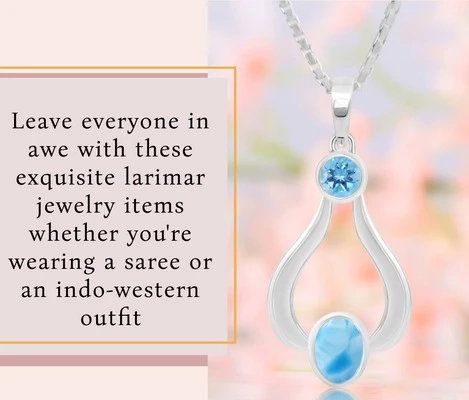 Wear Attractive Larimar Jewelry From Rananjay Exports