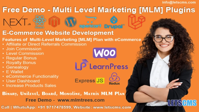 Mlm Customized Software Development Service | Mlm ecommerce website development Cheap Price