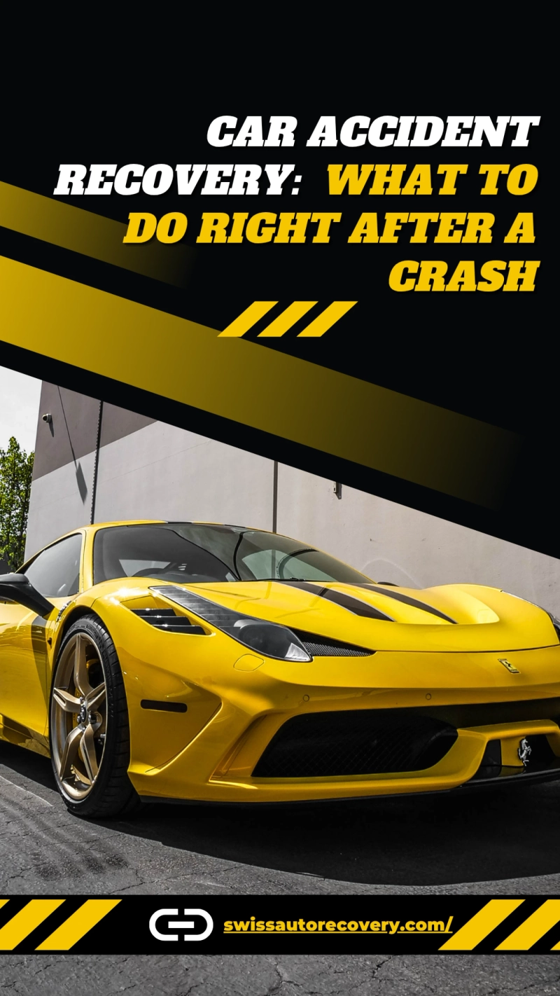 Car Accident Recovery: What to Do Right After a Crash